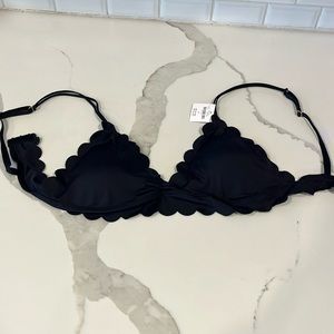 Black Anthropologie swim top. Never worn, NWT.